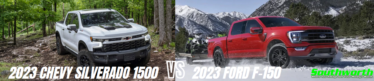 2023 Chevrolet Silverado 1500 vs 2023 Ford F-150 in Bloomer, WI