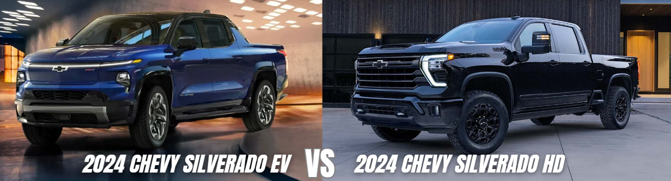 2024 Chevrolet Silverado HD vs 2024 Chevrolet Silverado EV in Bloomer, WI